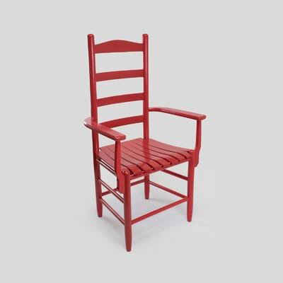 Pellegrin Solid Wood Ladderback Dining Chair Gracie Oaks Color: Coastal Pink SAJ5_F0QKG18