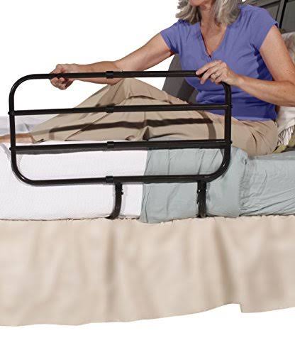 Able Life Bedside Extend-A-Rail - Adjustable Adult Home Safety Bed Rail + Elderl 8700 FRS9_K5CRX51