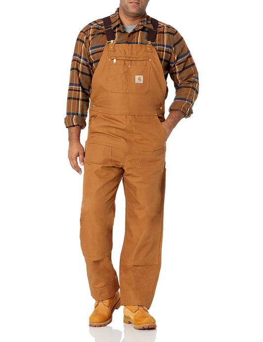 Carhartt Mens Duck Bib Overalls Unlined Cotton BYU9_Z4PQG48