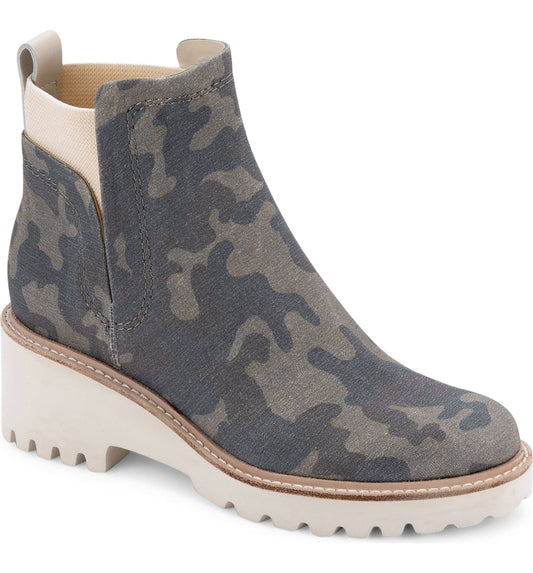 Dolce Vita Huey Lug-Sole Chelsea Booties - Camo Print CRY3_O8PBR39