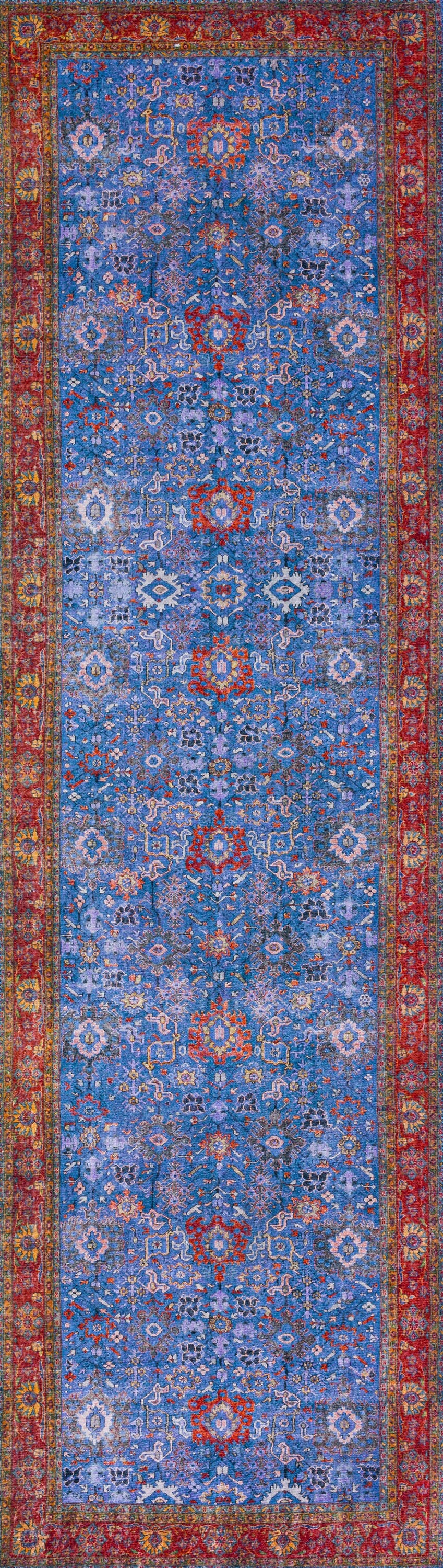 Addison Rugs Kensington AKE39BL2X8 Blue, Runner ATD9_D6EGW98