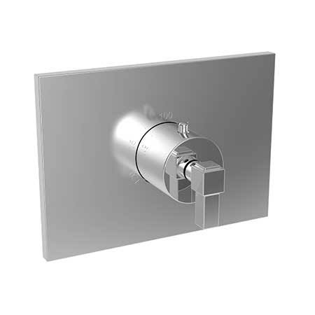 Newport Brass 3-3144TS/26 Malvina 3/4x22 Square Thermostatic Trim Plate with Handle Polished Chrome VUX4_O6OTW93