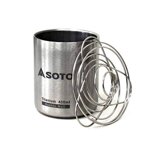 Soto AeroMug Ultra-Light  Non-Corrosive Titanium Mug Titanium, 450ml FFO6_U3QJK81