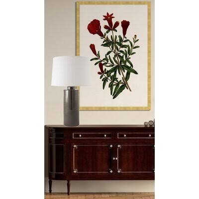 Brogdon 28x22 Table Lamp Trule Base Color: Gloss Charcoal VWB2_T6QMX81