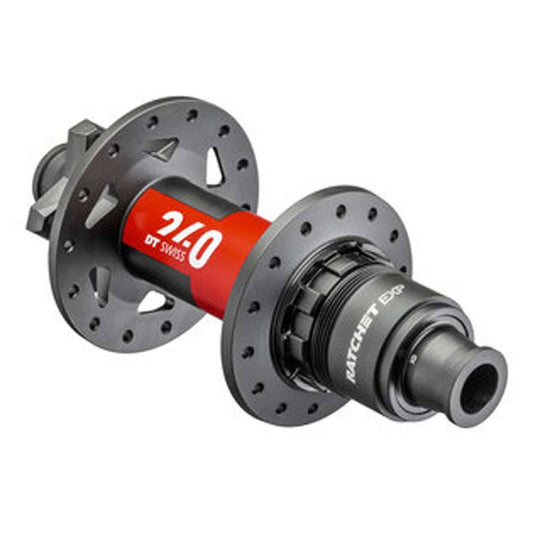 DT Swiss 240 EXP Rear Hub - 12 x 148mm 6-Bolt XD Black/Red 32H 36pt HBY0_G5GSR43