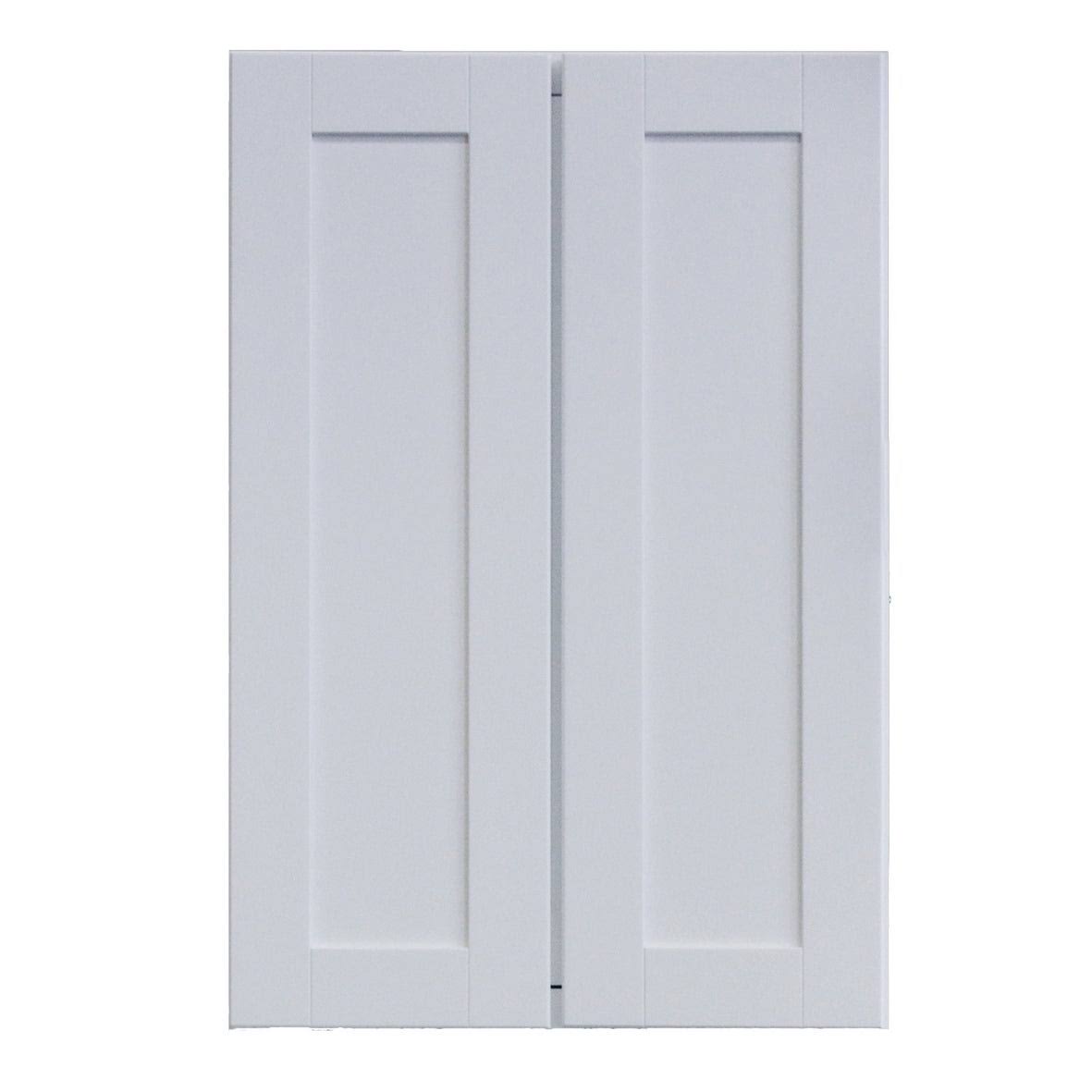 Sunny Wood Shp2436t-A Shaker Hill 24 inch Wide x 36 inch High Double Door Pantry Cabinet - White YKH9_S1ZRE17