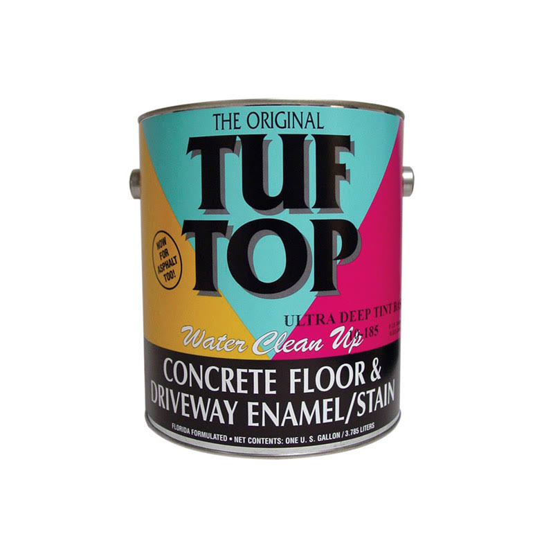 Tuf-Top Semi-Gloss Cement Gray Water-Based Acrylic Latex Floor  Driveway Coating 1 gal. - Case Of: 4; DIE0_B2XNW50