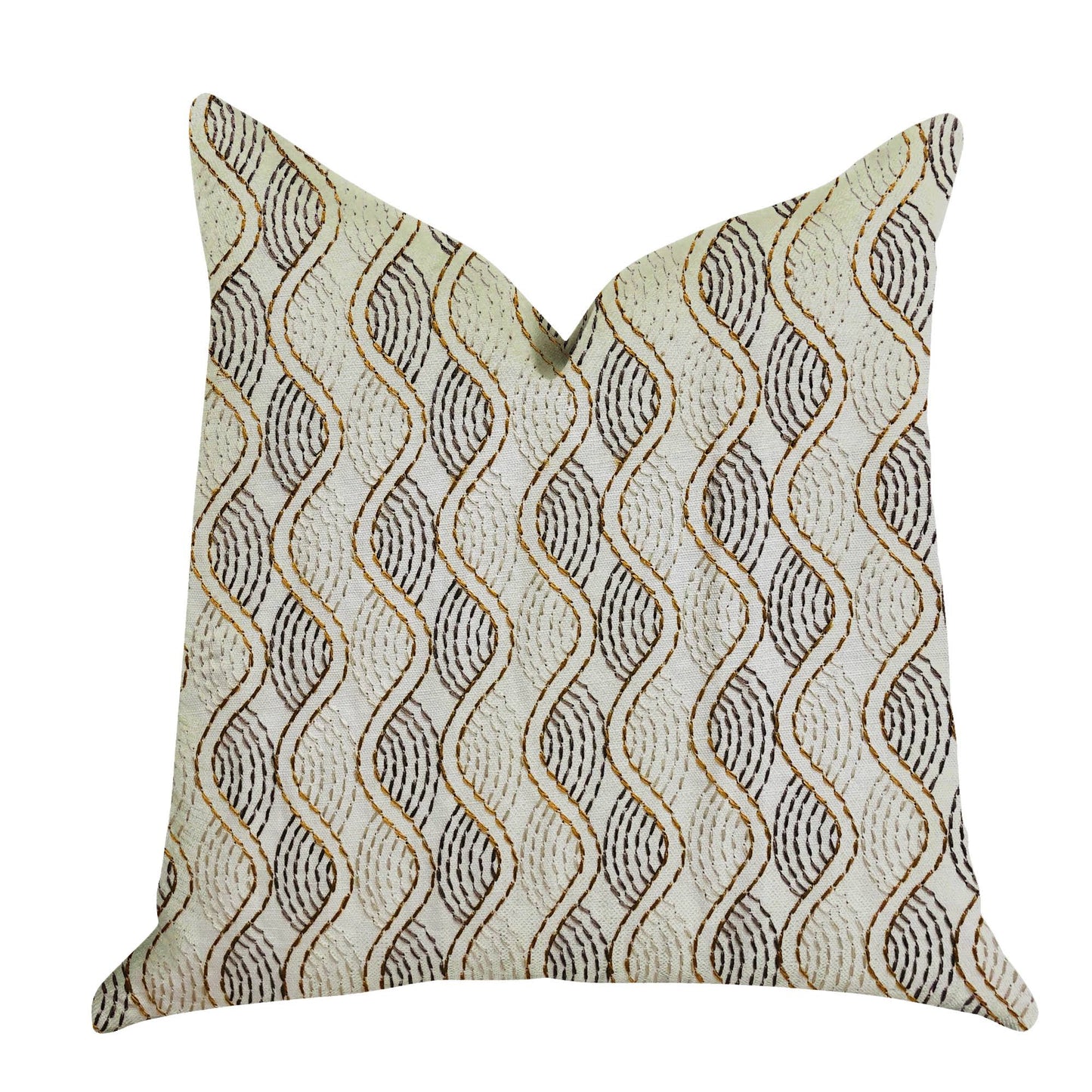 Plutus Enigma Twist Luxury Throw Pillow 12x22L x25x22W IJW5_X0QXD46