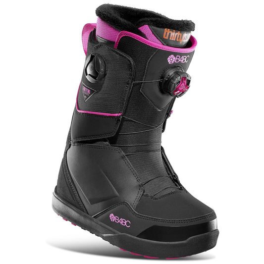 Thirtytwo Lashed Double Boa B4BC Snowboard Boot - Womens Black/Pink, 6.5 OHG8_Q0JQS27