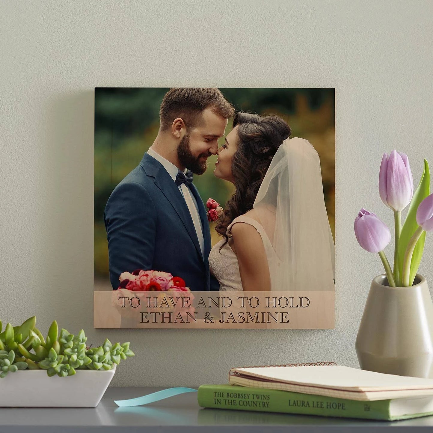 Personalized Wedding Photo Wooden Plaque D2483886 BXU3_C5UJR75