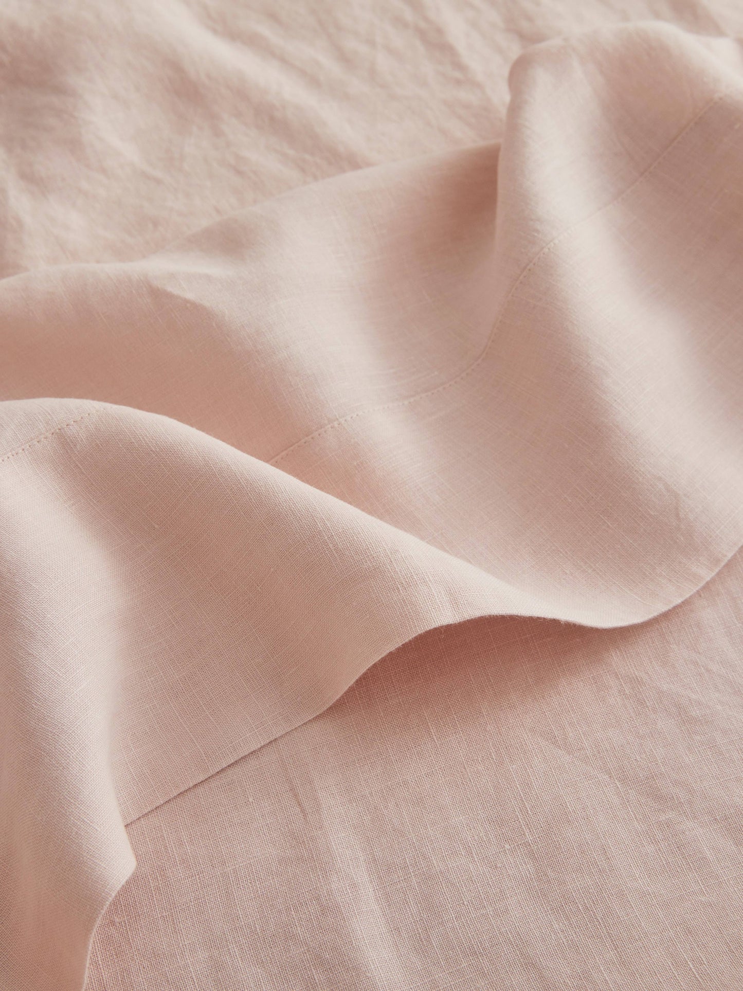 Sijo French Linen Flat Sheet Blush / King / Cal King WOX4_R6RCU72