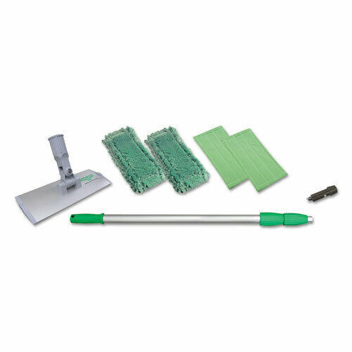 Unger Indoor Window Cleaning Kit, Aluminum, 72x22 Extension Pole, 8x22 Pad Holder WNK01 PEV5_W3ERA08