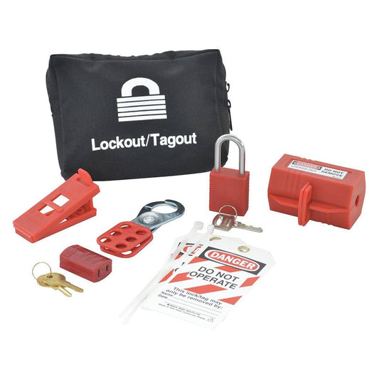 Brady 95550 Portable Lockout Kit, Filled, Electrical, 6 XLO0_L6EJR23