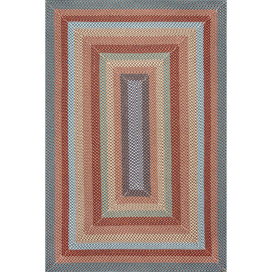 nuLOOM Gwyneth Braided Borders Green Multi 8 ft. x 10 ft. Indoor/Outdoor Area Rug DFX1_E2UPQ68