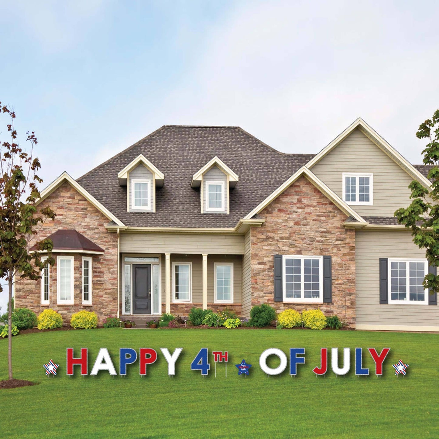 4th of July - Yard Sign Outdoor Lawn Decorations - Independence Day Party Yard Signs - Happy 4th of July SZI1_G1IBX66