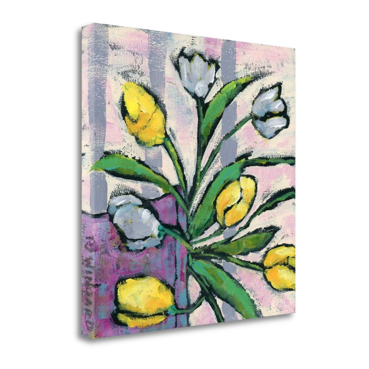 Tangletown Fine Art Signs of Spring Print on Wrapped Canvas, Green OPB8_B2NGC81