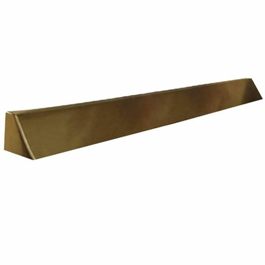 Elite Fireplace 56&& Square End Hood with 8&& Lintel Mount - Polished Brass ERX4_K1YBL90