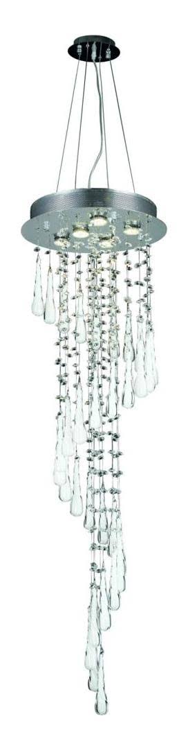 Elegant Lighting Comet 5 Lights Chrome Chandelier AGK4_G7FPF22