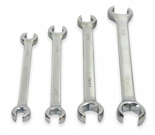 Westward 1EYF3 Flare Nut Wrench Set,4 Pieces,6 PTS FHB2_S2DCR04