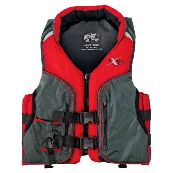 XPS Deluxe Fishing Life Vest - Red - 2XL GLW5_R1SHB05