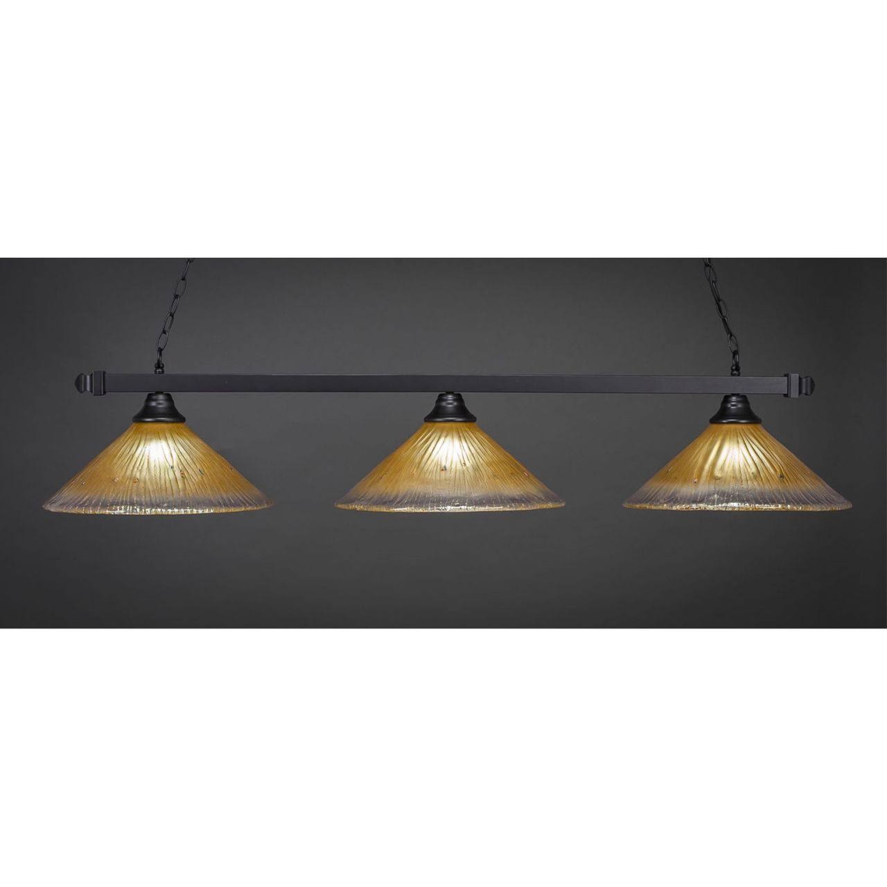 Toltec Lighting 803-MB-710 Square - Three Light Billiard with Glass OZC4_T4ESO79