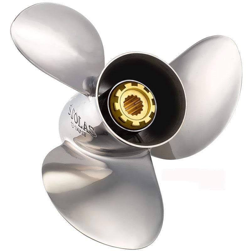 3331-119-10 Solas New Saturn C3 3 Blade PROPELLER Yamaha Honda Stainless Steel 40-60 HP 10 DLZ3_N7HWY33