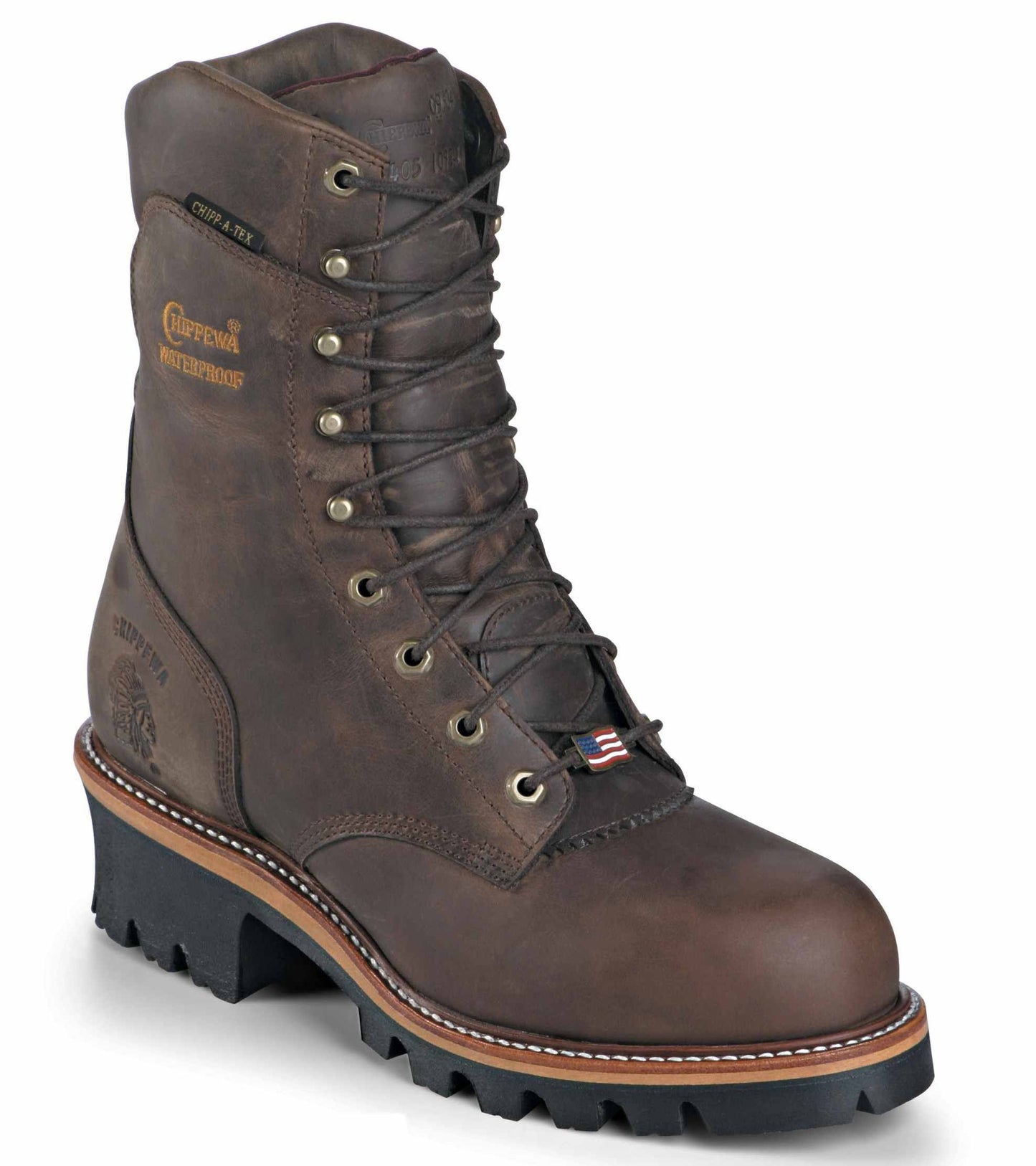 Chippewa Mens Bay Apache Logger Steel Toe 9 in. Boot TFX7_R1RGU92