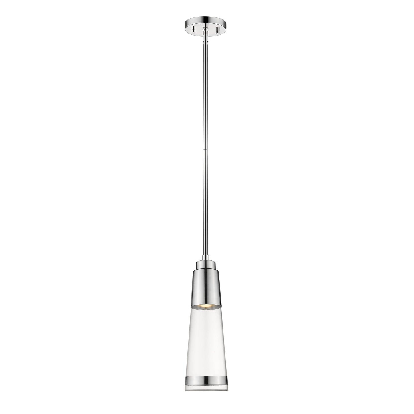 Avery Home Lighting Ethos 1-Light Pendant - Chrome/Clear - Nickel/Chrome YHV2_Y9CTP80