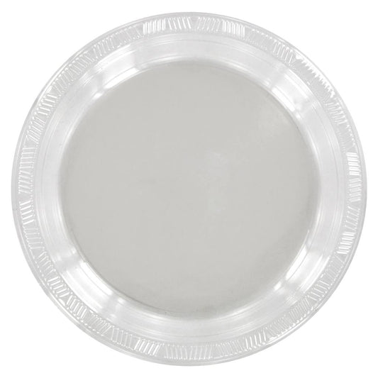 Clear Plastic Dinner Plate - 8 ct PRN3_C9RBI41