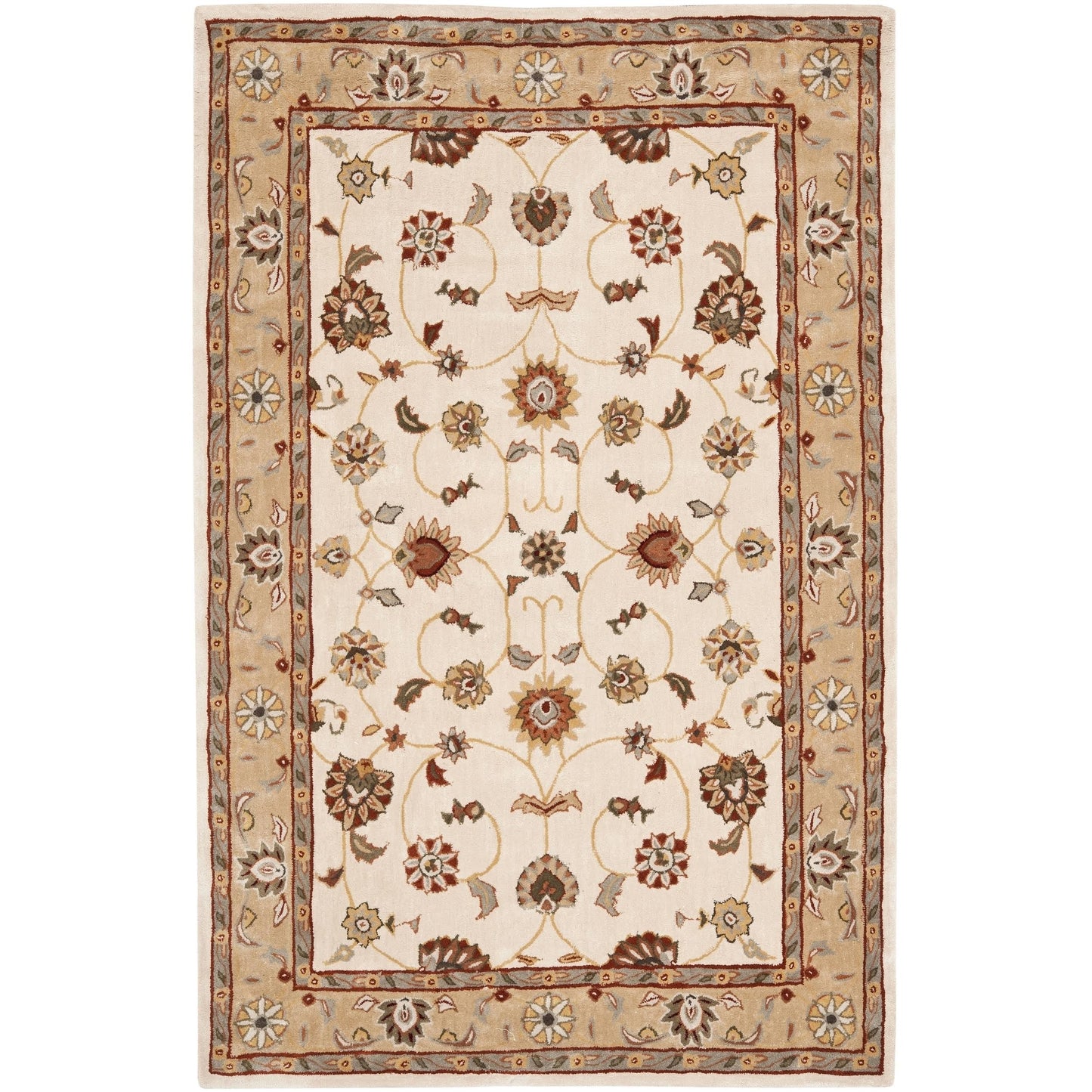 Safavieh Total Performance TLP725B Ivory - Beige 6& x 9& Area Rug ABQ2_J6MAT88