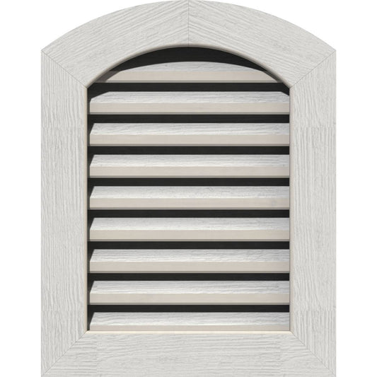 Ekena Millwork GVWAR18X2601RFPWR 18x22W x 26x22H Arch Top Gable Vent (23x22W x 31x22H Frame Size): Primed, Functional, Rough Saw ASK1_Q5BNE78