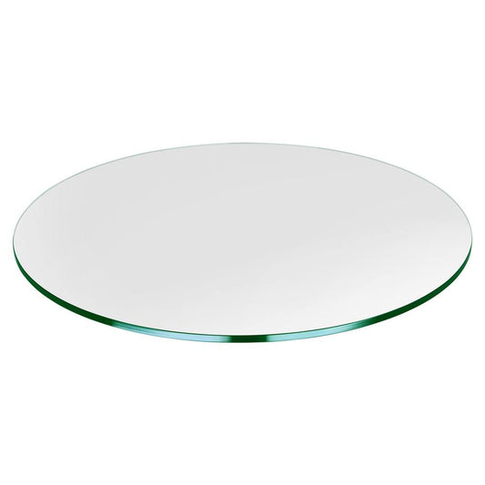 45x22 inch Round Glass Table Top, 1/4x22 Thick, Flat Polish Edge, Tempered Glass LII3_C9QUS97