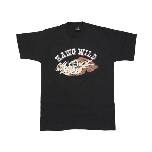 Vintage 90s Hawg Wild Biker Motorcycle Harley Davidson Small Size Tee S T-Shirt PMQ1_R4MOM22