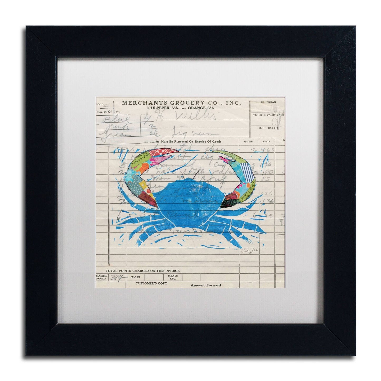 Trademark Fine Art Courtney Prahl Fresh from The Sea I Framed Matted Art, Size: Medium YRS2_Q8WIQ23