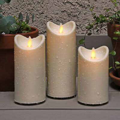 3 Piece Unscented Pillar Candle Set Red Barrel Studio ADH2_B2EVK05