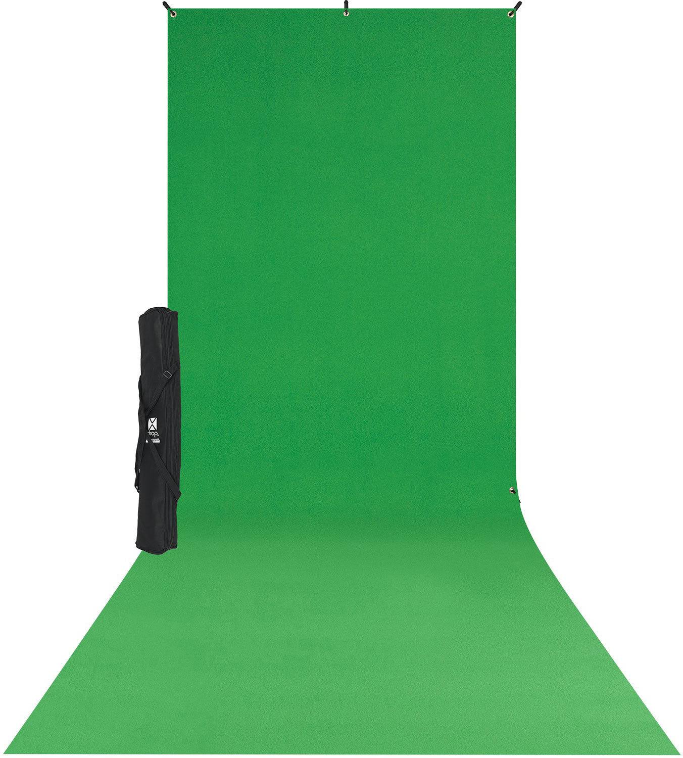 Westcott 5x12& X-Drop Wrinkle-Resistant Backdrop Kit, Chroma-Key Green Sweep YMN0_W5YDG02