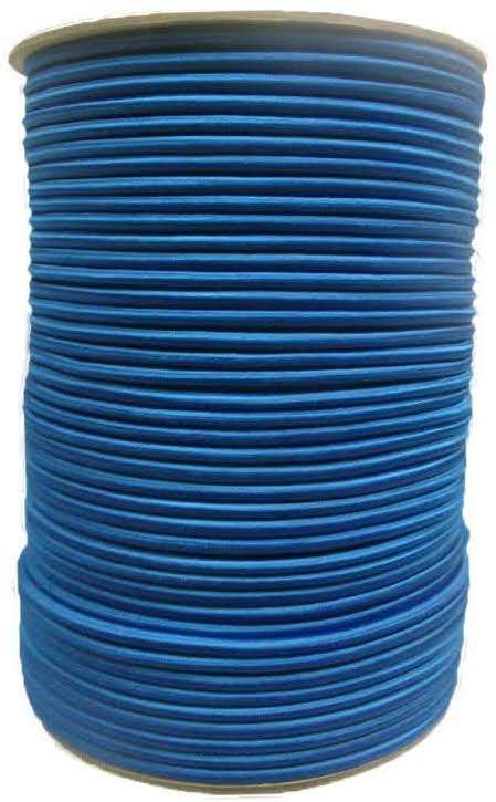 250ft 1/4x22 Blue Bungee Cord Marine Grade Heavy Duty Shock Rope Tie Down Stretch OGW2_O0MNJ24