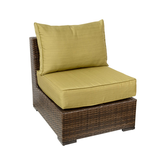 Vida Outdoor Pacific Armless Wicker Lounge Chair - Palm KOQ5_A0TAO09