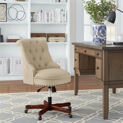 Soule Task Chair Andover Mills Upholstery Color: Linen ARP6_F6AXN10