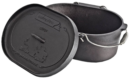 Campfire Cast Iron Oval Camp Oven 10 Quart DXX7_C1UOA03