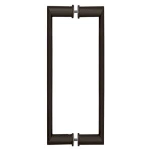 CRL 0R18X180RB 18x22 Oil Rubbed Bronze Back-to-Back Oval/Round Towel Bar Shower Door Hardware JLY4_Y8COM30