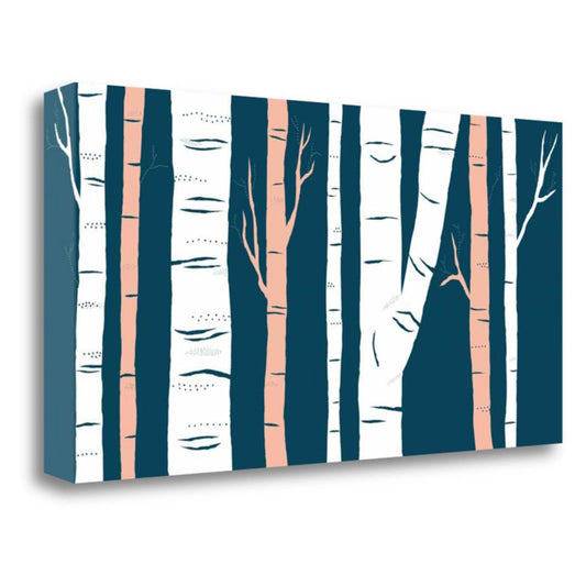 Tangletown Fine Art Birch Canvas Wall Art by Longfellow Designs EQY8_P9UHZ66