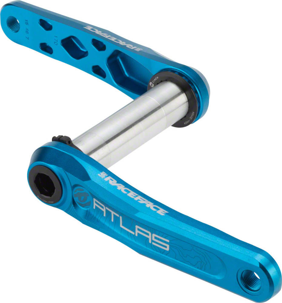 Race Face Atlas Cinch Crank Arms - 170mm x 83mm (Blue) DNQ8_N2YPT13