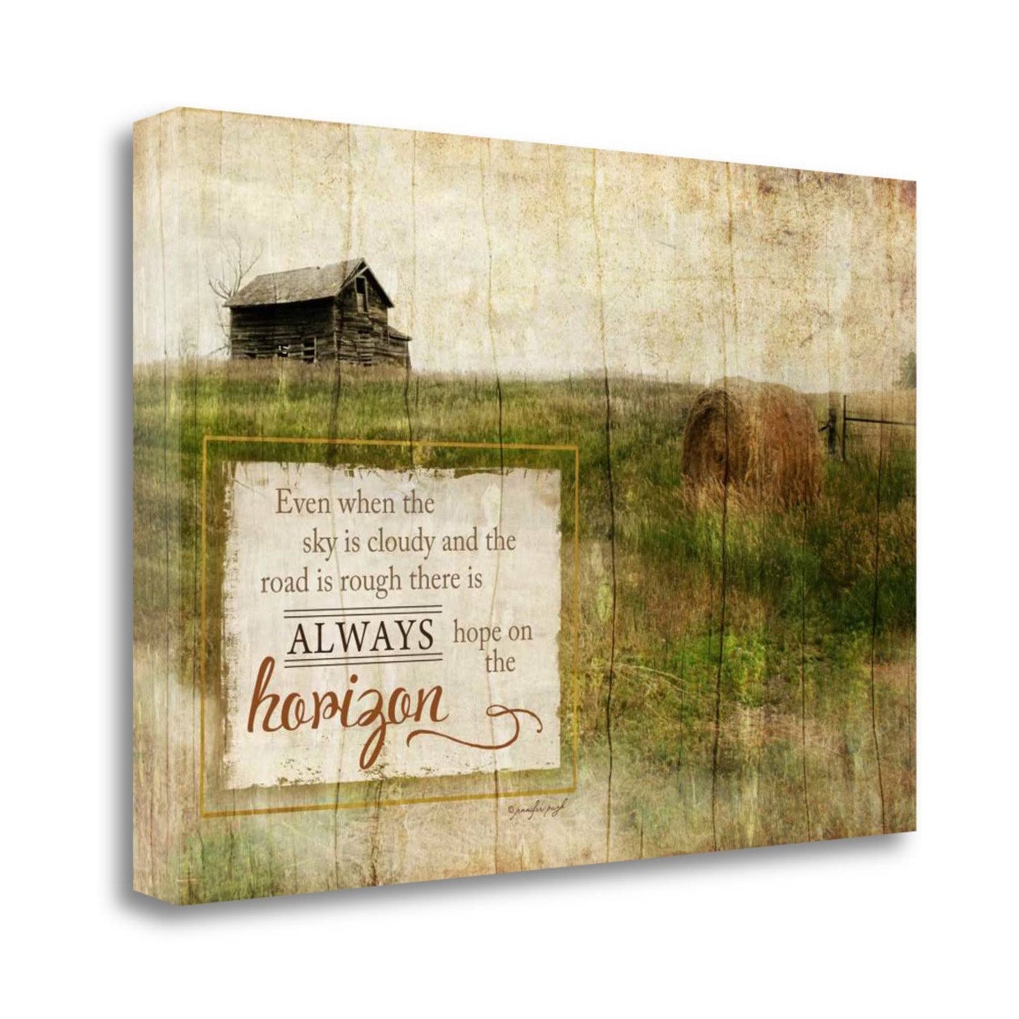 Tangletown Fine Art Always Hope Canvas Wall Art UON6_D5FYX00