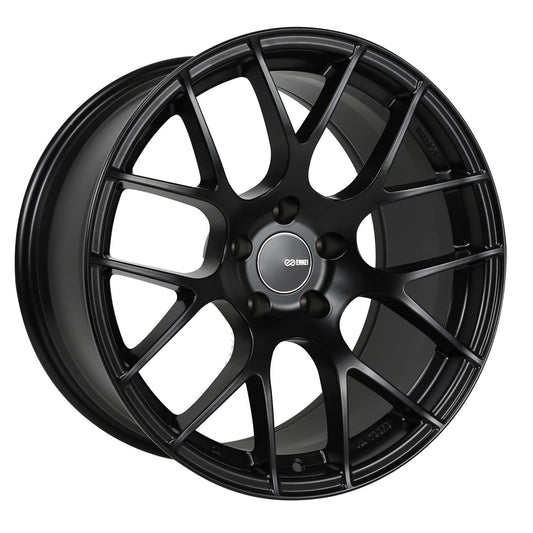 Enkei Raijin Wheel 18x8 5x112 Black 35mm ESF6_K4QYL61