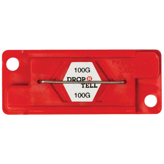 Drop-N-Tell DNT100 100g Indicators Red - Case of 25 KIE6_B4GQG57