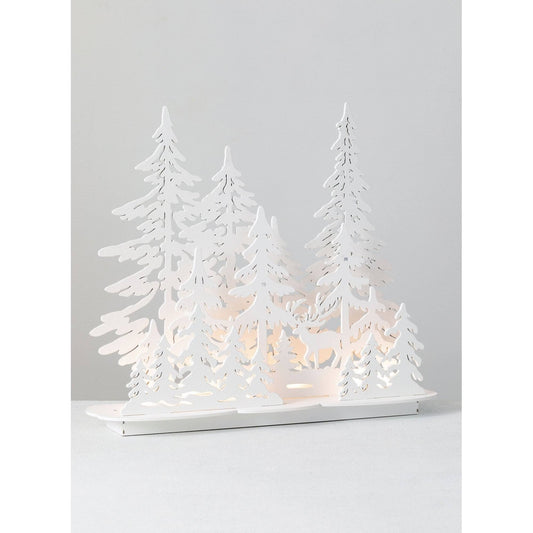 Sullivans White LED Tree Deer Mantel Scene One-Size ZCY3_M7ZVJ17