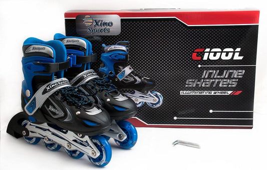 Adjustable Inline Skates for Kids, Featuring Illuminating Front Wheels, Awesome-looking, Comfortable, Safe QDI2_C3SAJ51