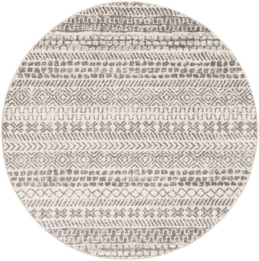 Bohemian BHS-0067257-P Turkish Poly White Tribal Accent Rug AMN5_Q3FVR82