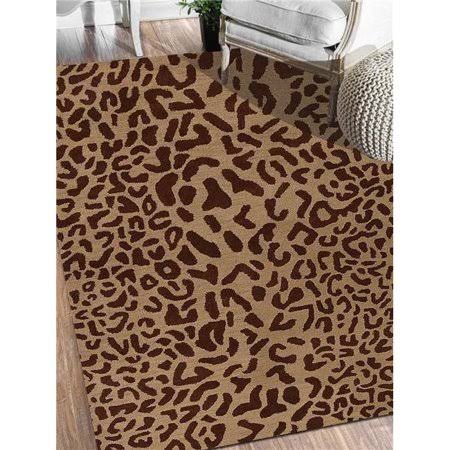 8 x 11 ft. Hand Tufted Wool Contemporary Rectangle Area Rug Camel  Brown MI1557140 PDI9_T8ANN04